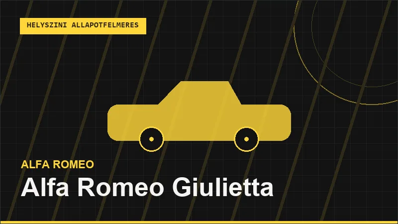 Alfa Romeo Giulietta helyszíni autó állapotfelmérés vásárlás előtt
