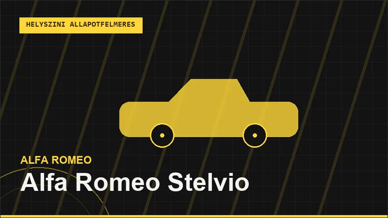 Alfa Romeo Stelvio helyszíni autó állapotfelmérés vásárlás előtt