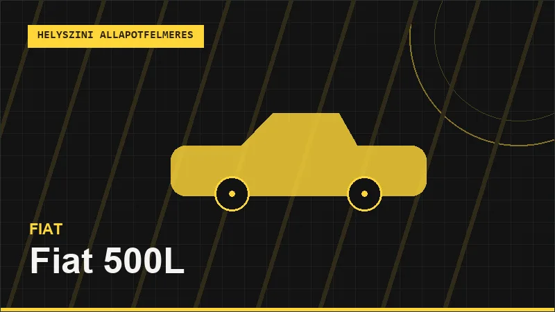 Fiat 500L helyszíni autó állapotfelmérés vásárlás előtt