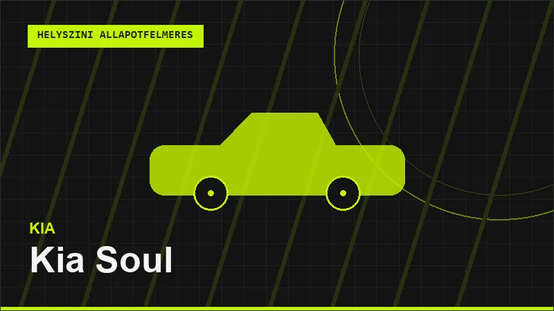 Kia Soul helyszíni autó állapotfelmérés vásárlás előtt