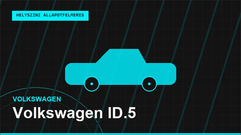Volkswagen ID.5 helyszíni autó állapotfelmérés vásárlás előtt
